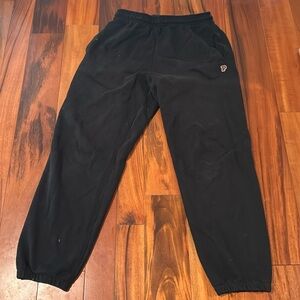 Selling PINK sweatpants, size small, black.